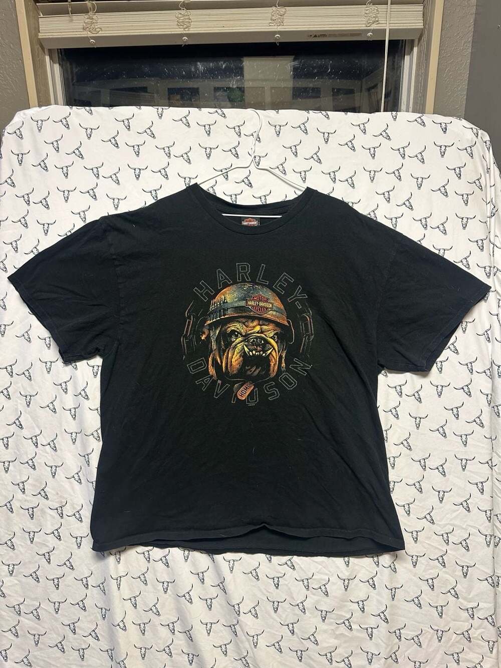 Harley-Davidson Dallas, Texas Maverick Bulldog Graphic T-Shirt